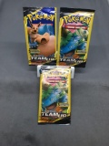 Lot of 3 Factory Sealed Pokemon TEAM UP 3 Card Booster Packs from Retail Box Break