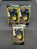 Lot of 3 Factory Sealed Pokemon TEAM UP 3 Card Booster Packs from Retail Box Break