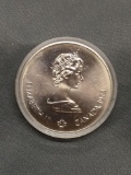 1973 Canada Montreal Olympics Silver 5 Dollar - 50% Silver Coin - 0.3750 Ounces Actual Silver Weight