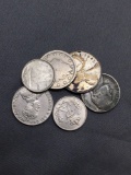 Mixed Lot of Foreign World Coins - Some Silver from Estate