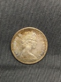 1967 Canada Silver Dime - 80% Silver Coin from Estate