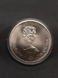 1974 Canada Montreal Olympics Silver 10 Dollar - 92.5% Silver Coin - 1.4453 Ounces Actual Silver