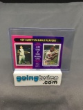 1975 Topps Mini #195 MICKEY MANTLE Hank Aaron Vintage MVP Baseball Card