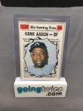 1970 Topps #462 HANK AARON Braves All-Star Vintage Baseball Card from Estate