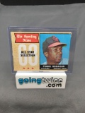 1968 Topps #373 FRANK ROBINSON Orioles All-Star Vintage Baseball Card from Estate