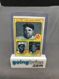 1973 Topps #1 All-Time HR Leaders - BABE RUTH, HANK AARON, WILLIE MAYS Vintage Baseball Card