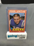 1971 Topps #1 JOHNNY UNITAS Colts Vintage Football Card