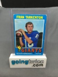 1971 Topps #120 FRAN TARKENTON Giants Vintage Football Card