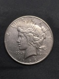 1928-S United States Peace Silver Dollar - 90% Silver Coin from Estate