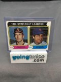 1974 Topps #207 NOLAN RYAN Strikeout Leaders Angels Vintage Baseball Card