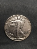 1942 United States Walking Liberty Silver Half Dollar - 90% Silver Coin from Estate