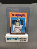 1975 Topps Mini #5 NOLAN RYAN Highlights Angels Vintage Baseball Card