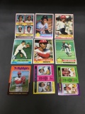 9 Card Lot of Mostly 1970's BASEBALL Star Cards from Huge Closet Find Collection