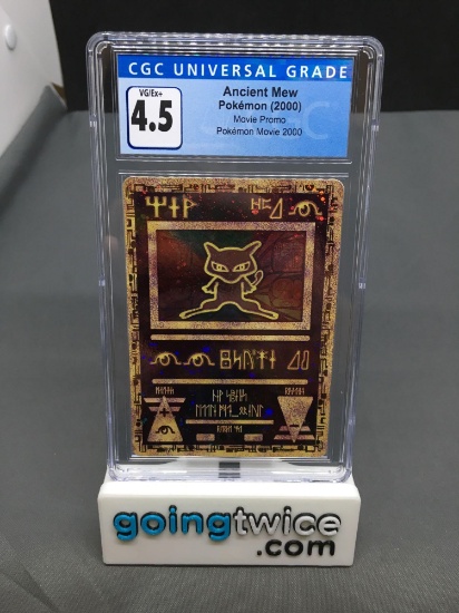 CGC Graded 2000 Pokemon Movie Promo ANCIENT MEW Holofoil Rare Trading Card - VG-EX+ 4.5