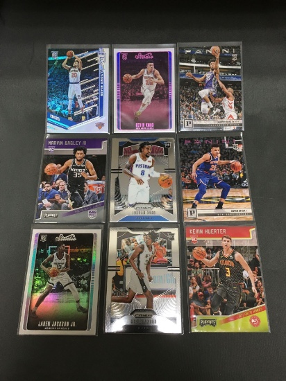 9 Card Lot of BASKETBALL ROOKIE CARDS - Mostly from Newer Sets with Future Stars & More!