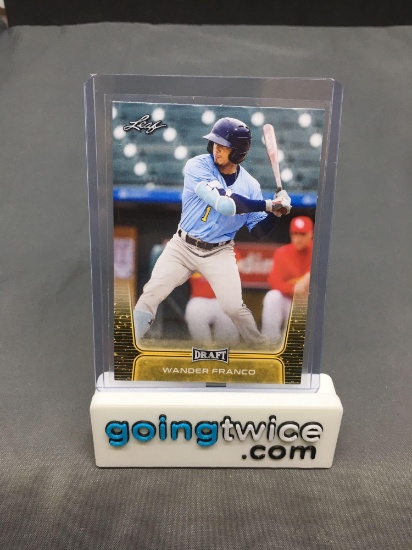 2020 Leaf Draft Baseball #3 WANDER FRANCO Tampa Bay Rays Rookie Trading Card