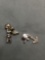 Lot of Two Sterling Silver Love Themed Charms