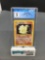 CGC Graded 1999 Pokemon Base Set Unlimited #12 NINETALES Holofoil Rare Trading Card - EX 5