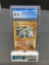 CGC Graded 1999 Pokemon Japanese Gym 2 GIOVANNI'S MACHAMP Holofoil Rare Trading Card - NM-MT+ 8.5