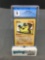 CGC Graded 2000 Pokemon Team Rocket 1st Edition #61 MANKEY Trading Card - MINT 9