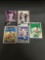 5 Card Lot of DEREK JETER New York Yankees Baseball Cards from Massive Collection