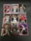 9 Card Lot of MIKE TROUT Los Angeles Angels Baseball Cards from Massive Collection
