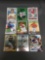 9 Card Lot of BASEBALL ROOKIE CARDS - Future Stars and Hall of Famers from Huge Collection!