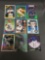 9 Card Lot of SERIAL NUMBERED Sports Cards with Stars and Rookies from HUGE Collection