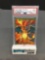 PSA Graded 2000 Topps Pokemon TV Animation Clear Cards #PC3 CHARIZARD Trading Card - MINT 9