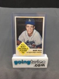 1963 Fleer #43 MAURY WILLS Dodgers Vintage Baseball Card