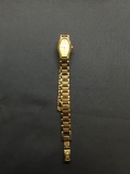 Citizen Designer Oval 20x12mm Bezel Gold-Tone Stainless Steel Watch w/ Bracelet Serial Number