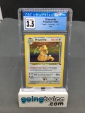 CGC Graded 1999 Pokemon Fossil #4 DRAGONITE Holofoil Rare Trading Card - VG+ 3.5