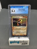 CGC Graded 2003 Pokemon EX Ruby & Sapphire #98 HITMONCHAN EX Holofoil Rare Trading Card - NM-MT+ 8.5