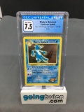 CGC Graded 2000 Pokemon Gym Challenge #12 MISTY'S GOLDUCK Holofoil Rare Trading Card - NM+ 7.5