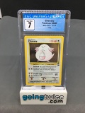 CGC Graded 2000 Pokemon Base 2 Set #3 CHANSEY Holofoil Rare Trading Card - NM 7