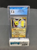 CGC Graded 2005 Pokemon EX Delta Species #109 JOLTEON EX Holofoil Rare Trading Card - NM+ 7.5