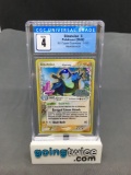 CGC Graded 2006 Pokemon EX Crystal Guardians #2 BLASTOISE Reverse Holofoil Rare Trading Card - VG-EX