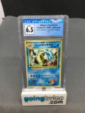 CGC Graded 1998 Pokemon Japanese Gym 1 MISTY'S GYARADOS Holofoil Rare Trading Card - EX-NM+ 6.5
