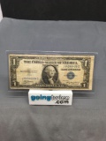 1935-A United States Washington $1 Silver Certificate HALF SEPARATION ERROR Bill Currency Note