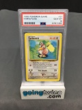 PSA Graded Pokemon Card Base Set Unlimited GEM MT 10 - FARFETCH'D #27/102