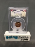 PCGS Graded 2009 Lincoln Penny Bicentennial Early Childhood - MS 66 RD - First Day of Issue
