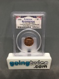 PCGS Graded 2009 Lincoln Penny Bicentennial Early Childhood - MS 65 RD - First Day of Issue