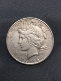 1926-D United States Peace Silver Dollar - 90% Silver Coin from Estate