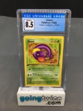 CGC Graded 1999 Pokemon Fossil 1st Edition #46 EKANS Trading Card - NM-MT+ 8.5