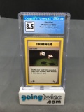 CGC Graded 1999 Pokemon Fossil 1st Edition #60 GAMBLER Trading Card - NM-MT+ 8.5