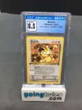 CGC Graded 2000 Pokemon Team Rocket 1st Edition #62 MEOWTH Trading Card - NM-MT+ 8.5