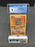 CGC Graded 1999 Pokemon Jungle 1st Edition #61 RHYHORN Trading Card - MINT 9