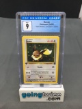 CGC Graded 2000 Pokemon Team Rocket 1st Edition #55 EEVEE Trading Card - MINT 9