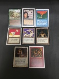 Vintage Lot of 9 Magic the Gathering WOTC Cards from Crazy Collection