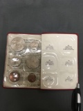 1975 Australian Mint Set Wildlife Coins - Set of 6 Coins in Original Booklet